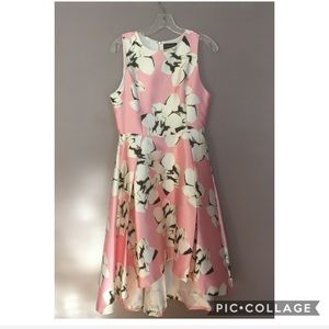 Gracia Pink Flower A Line Dress